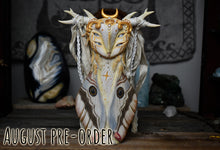 AUGUST PRE-ORDER - Barn Owl with Emperor Moth Wings - 7" Sculpture