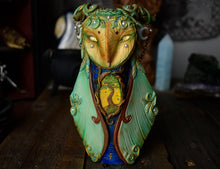 Barn Owl Luna Moth - 6.25" Sculpture