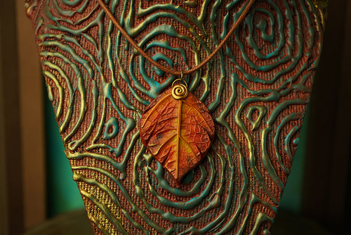 Autumn Leaf Necklace [Made-to-Order]