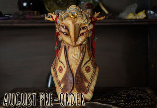 AUGUST PRE-ORDER - Barn Owl with Emperor Moth Wings - 7