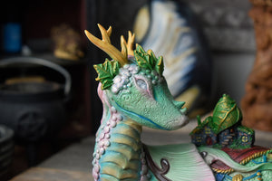 Luna Moth Dragon - 5" Sculpture