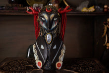Barn Owl Calleta Moth - 6.5" Sculpture with Moonstone