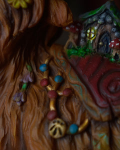 Highland Cow Faerie Village Sculpture - 2.75" x 4"