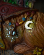 Highland Cow Faerie Village Sculpture - 2.75" x 4"