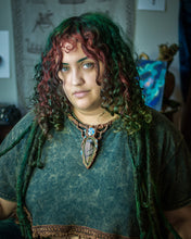 Labradorite and Moonstone Collar Necklace