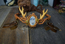 Moonstone Antler and Scale Circlet