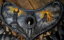 Mordor - Landscape with Rainbow Obsidian Armor Collar Necklace