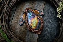Monarch Butterfly with Labradorite Necklace