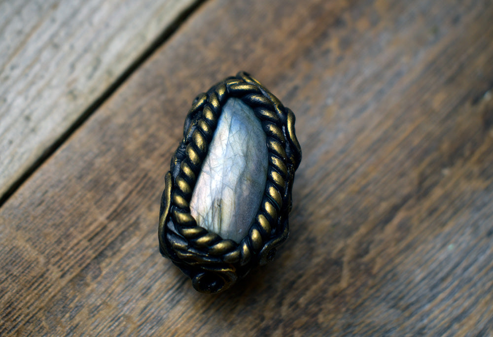 8mm Labradorite Loc Bead