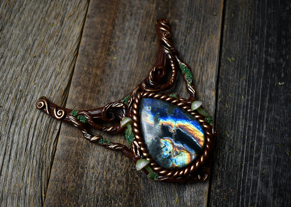 Labradorite Half-Collar Necklace