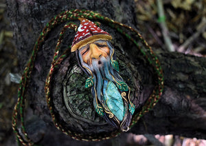 Wizard with Labradorite Necklace