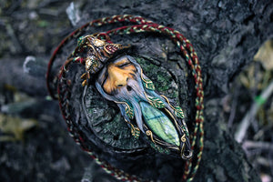 Wizard with Labradorite Necklace