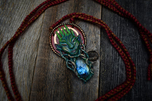 Forest Elf King with Labradorite Necklace