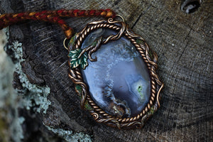 Stick Agate Forest Necklace