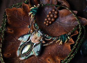 Faerie with Labradorite Half-Collar Necklace