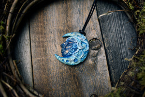 Celestial Fae Crescent Necklace