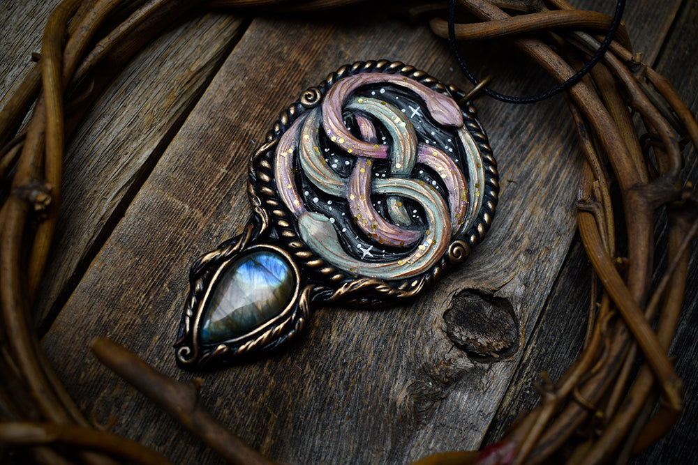 Neverending Story - Auryn with Labradorite Necklace