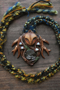 Owl Forest Spirit Necklace