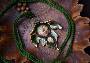 Leaf Faerie with Labradorite Necklace