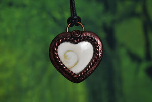 Shiva's Eye Heart Necklace