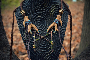 Copper Ashes x MothMagick - Copper Mannaz Twig Rune Necklace