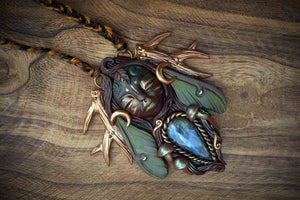 Labradorite Forest Goddess Necklace