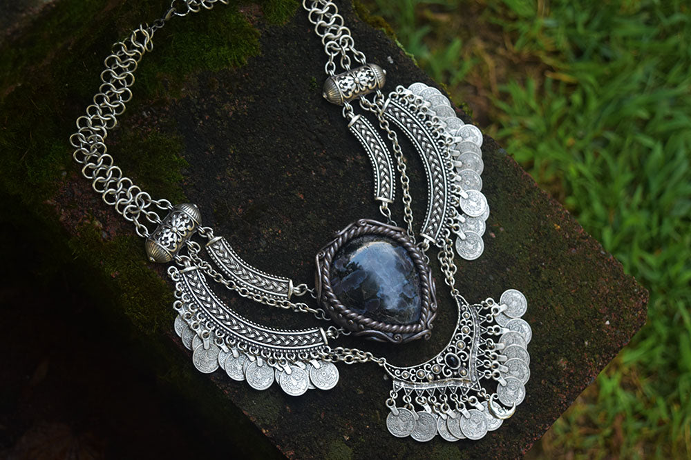 Merlinite Upcycled Necklace