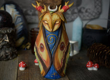 Owl Emperor Moth Spirit - 5.5" Sculpture