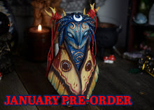 *JANUARY PRE-ORDER* XL Owl Moth Druid 6.5" Sculpture