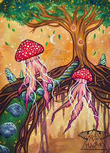 Jellyshroom - 8.5 x 11" Art Print